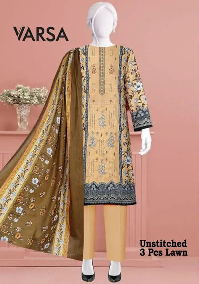 Casual Lawn Summer 3 Pcs Unstitched - Varsa.pk