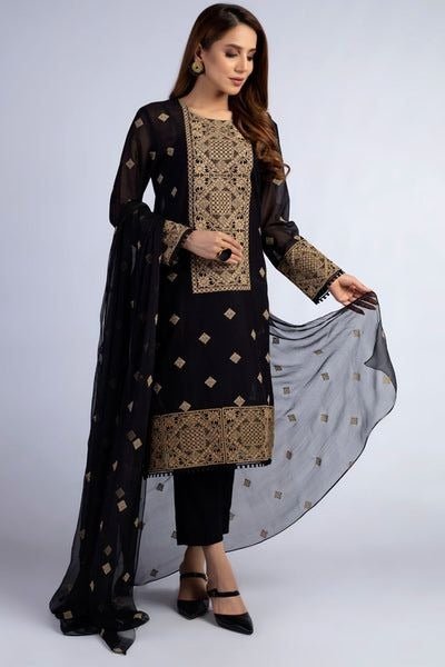 Decent Embroidered Suit - Varsa.pk