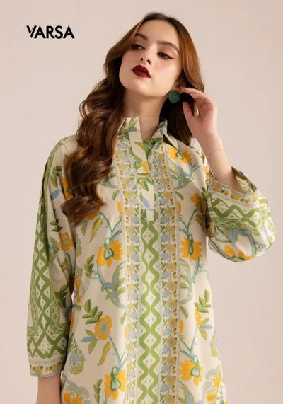 Digital Printed Summer Lawn - 2 Pcs Unstitched - Varsa.pk