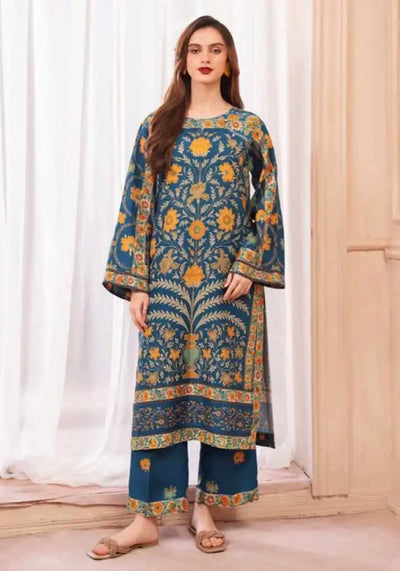 Digital Printed Summer Lawn - 2 Pcs Unstitched - Varsa.pk