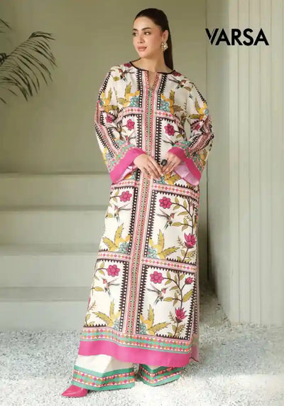 Digital Printed Summer Lawn - 2 Pcs Unstitched - Varsa.pk