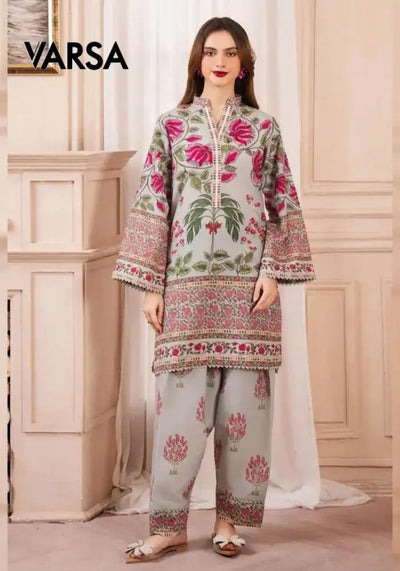 Digital Printed Summer Lawn - 2 Pcs Unstitched - Varsa.pk