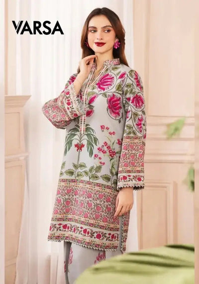 Digital Printed Summer Lawn - 2 Pcs Unstitched - Varsa.pk