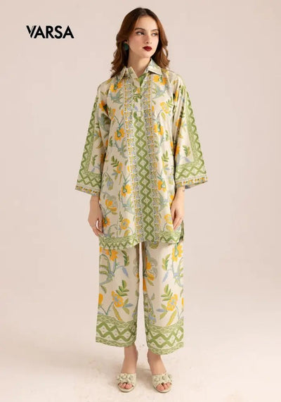 Digital Printed Summer Lawn - 2 Pcs Unstitched - Varsa.pk