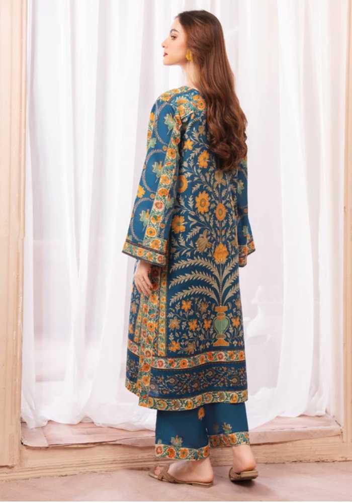 Digital Printed Summer Lawn - 2 Pcs Unstitched - Varsa.pk