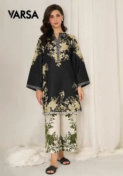 Digital Printed Summer Lawn - 2 Pcs Unstitched - Varsa.pk