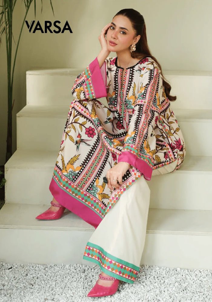 Digital Printed Summer Lawn - 2 Pcs Unstitched - Varsa.pk