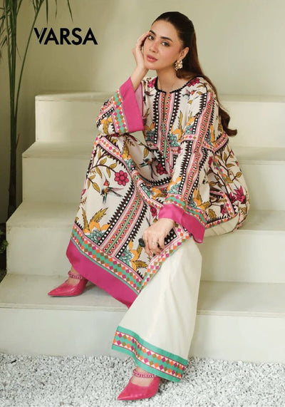 Digital Printed Summer Lawn - 2 Pcs Unstitched - Varsa.pk