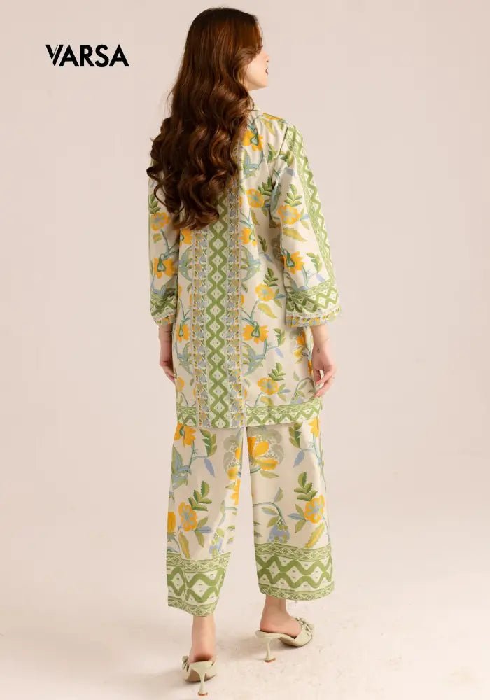 Digital Printed Summer Lawn - 2 Pcs Unstitched - Varsa.pk