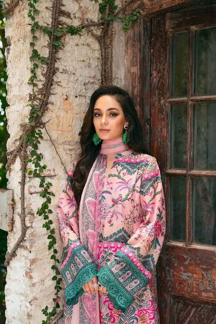 Digital Printed Summer Lawn - 3 Pcs Unstitched - Varsa.pk