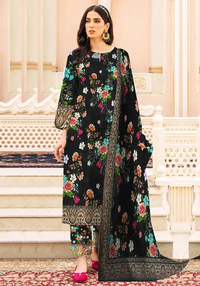 Digital Printed Summer Lawn - 3 Pcs Unstitched - Varsa.pk