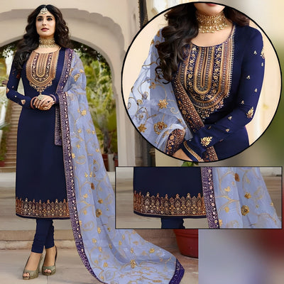 Heavy Dupatta Kameez Shalwar - Varsa.pk