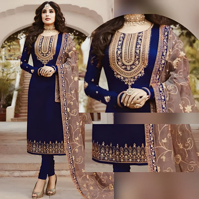 Heavy Dupatta Kameez Shalwar - Varsa.pk
