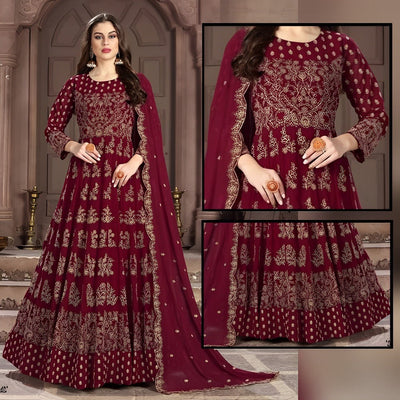 Heavy Embroidered Maxi - Varsa.pk