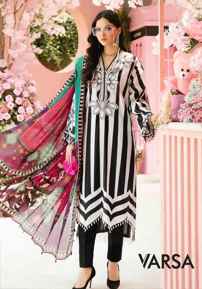 Lawn Summer 3 Pcs Lawn Unstitched - Varsa.pk