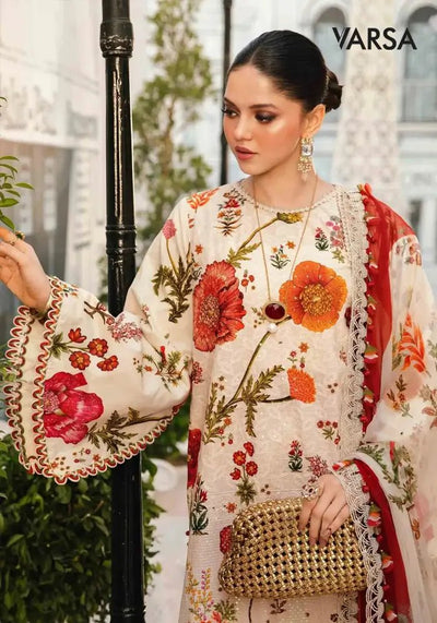 Lawn Summer 3 Pcs Lawn Unstitched - Varsa.pk