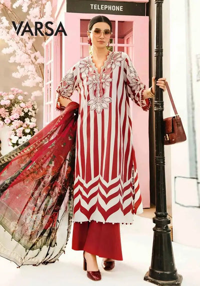 Lawn Summer 3 Pcs Lawn Unstitched - Varsa.pk