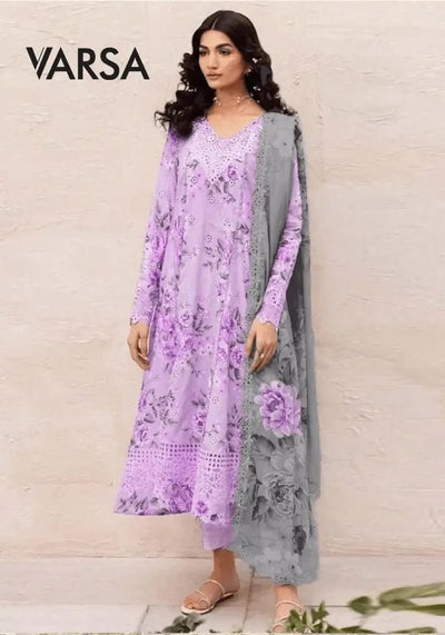 Lawn Summer 3 Pcs Lawn Unstitched - Varsa.pk