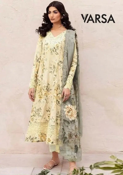Lawn Summer 3 Pcs Lawn Unstitched - Varsa.pk