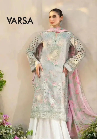 Lawn Summer 3 Pcs Unstitched - Varsa.pk
