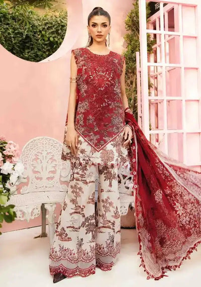 Premium Lawn Summer 3 Pcs Unstitched - Varsa.pk
