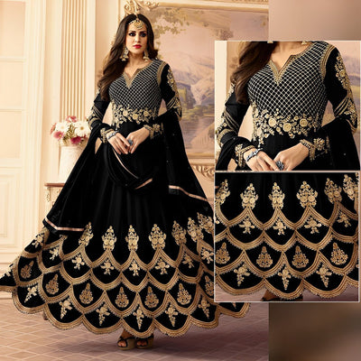 Pretty Look Embroidered Frock - Varsa.pk