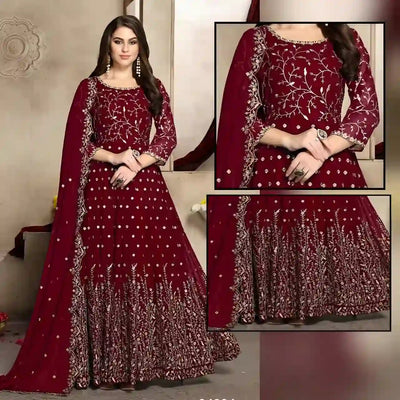 Pretty Style Embroidered Maxi - Varsa.pk