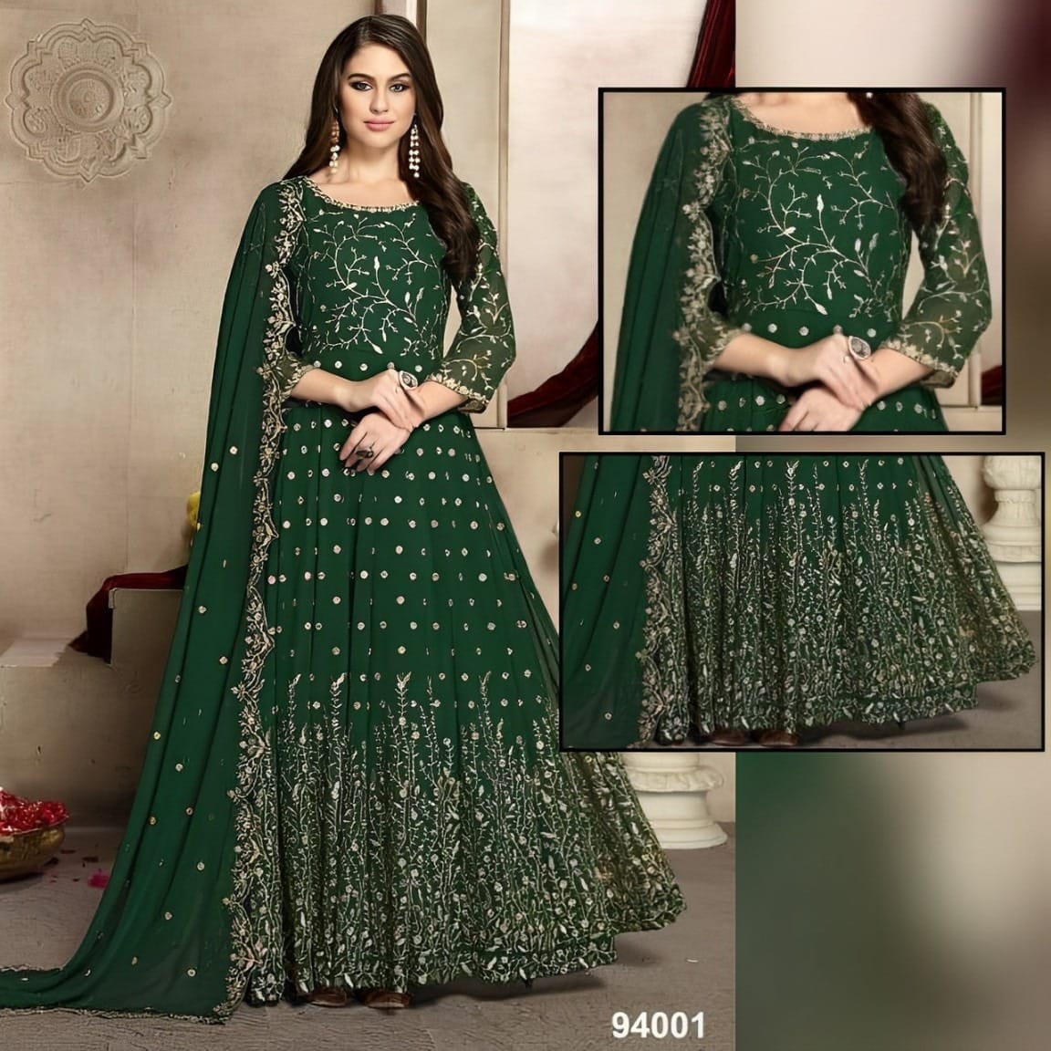 Pretty Style Embroidered Maxi - Varsa.pk