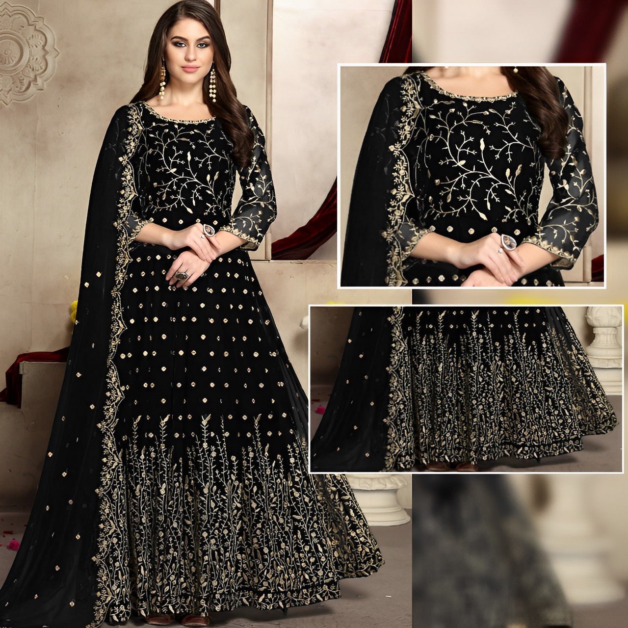 Pretty Style Embroidered Maxi - Varsa.pk