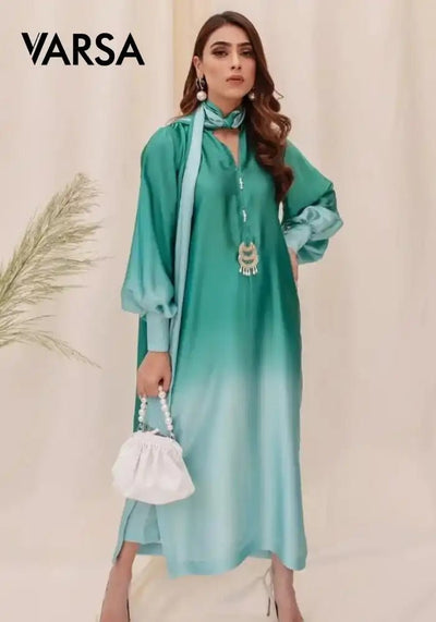 Silk Tye n Dye 3 Pc Unstitched Silk - C frozi - Varsa.pk